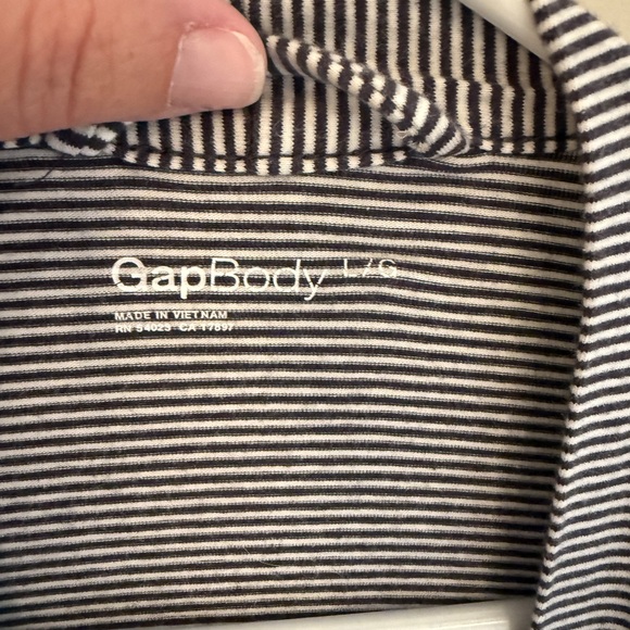 Striped Gray Women's Robe - Picture 2 of 2